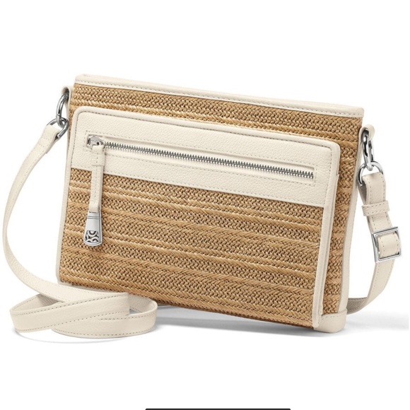 Brighton Handbags - Brooklyn Straw Crossbody Organizer